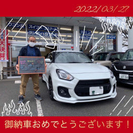 スイフトスポーツのご納車です★